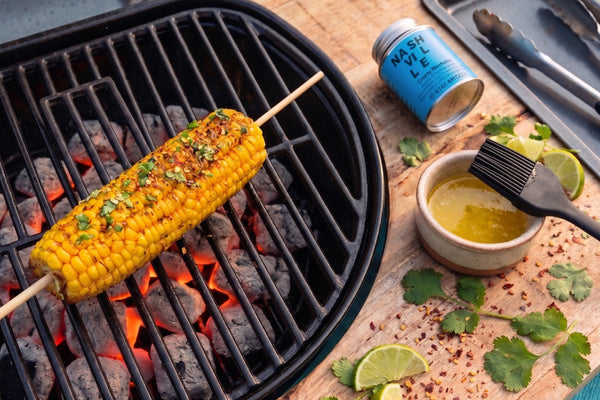 Maiskolben vom Grill mit würziger Crusty Nashville Butter🌽