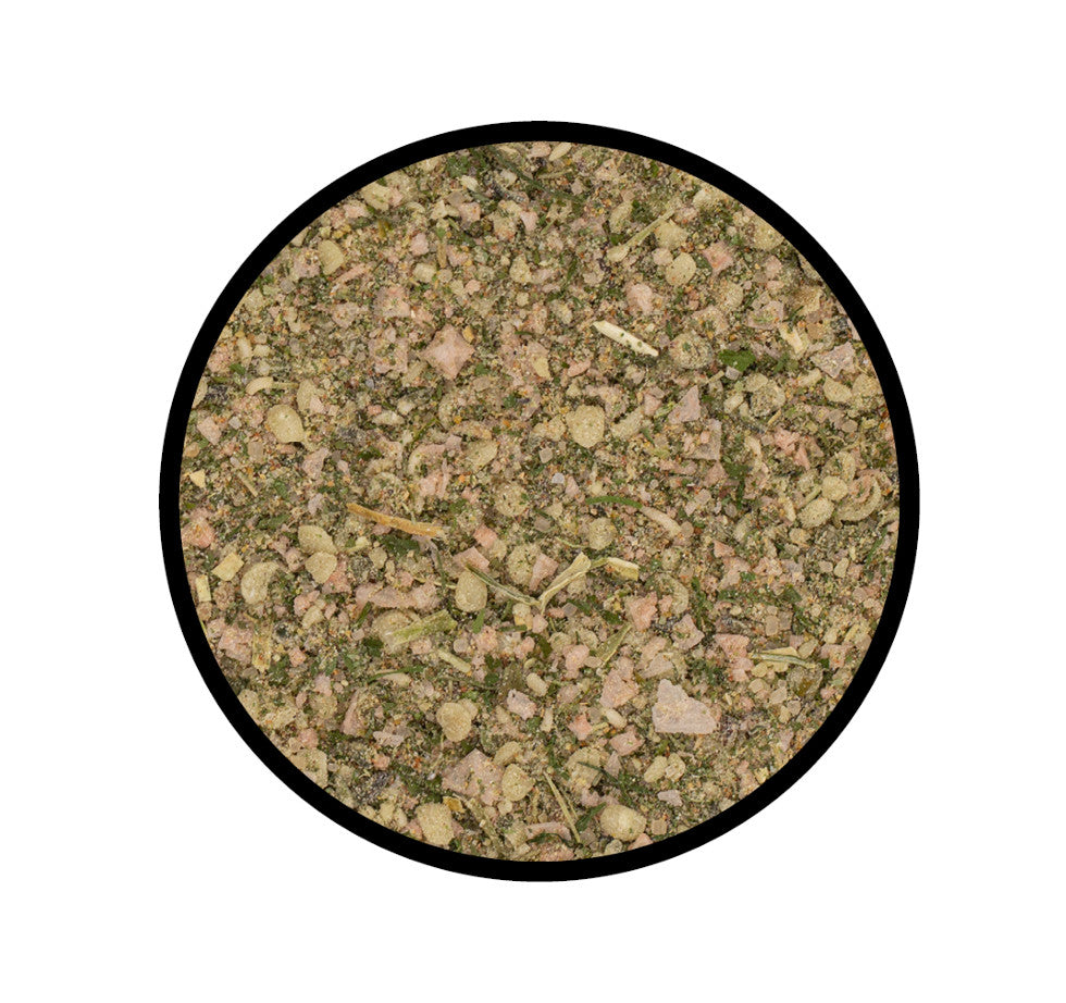 Crispy Hemp, natürliches Hanfgewürz - Detaillierte Nahaufnahme der Textur