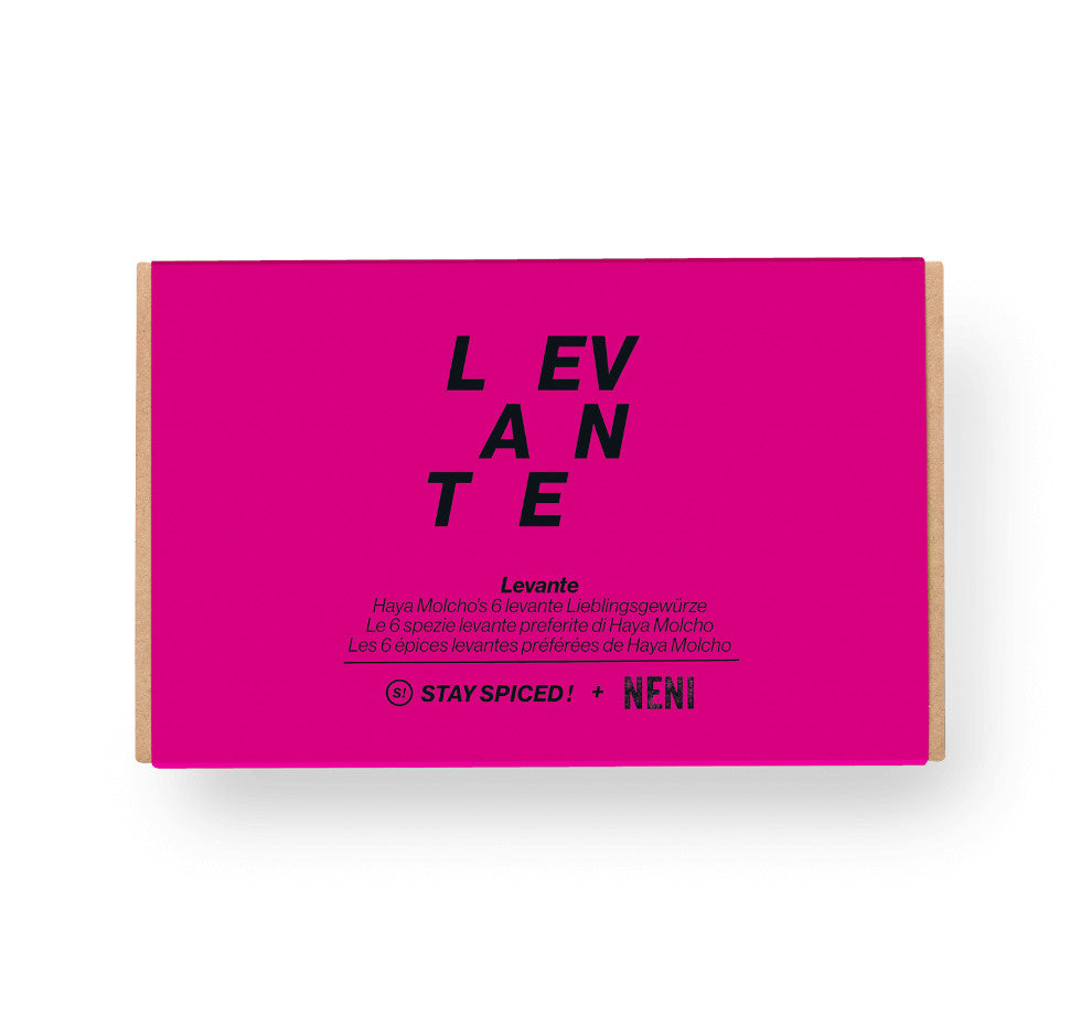 Edel gestaltete, geschlossene Levante Gewürzbox von STAY SPICED ! als perfektes Präsent
