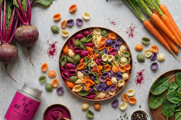 Farbige Pasta selber machen