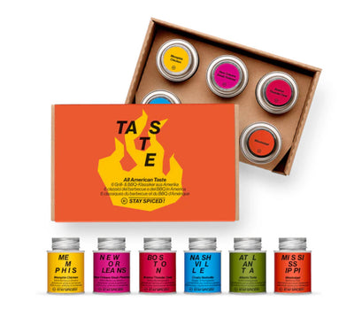 ALL AMERICAN TASTE | Gewürze Set | 6er Geschenkbox