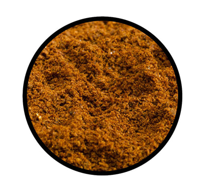 Ancho Chili gemahlen - Detaillierte Nahaufnahme der Textur / Struktur