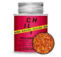 Bhut Jolokia Chili  - geschrotet - EXTRA SCHARF