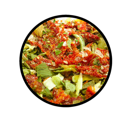 Bruschetta Verde - Detaillierte Nahaufnahme der Textur / Struktur