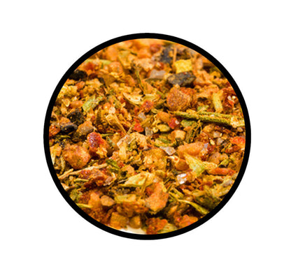 Cajun - Alabama Style - Grillgewürz - Detaillierte Nahaufnahme der Textur / Struktur
