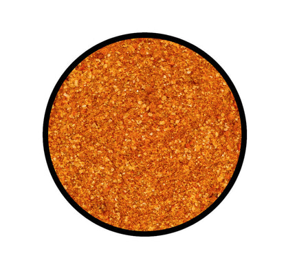 Chili-Salz extra scharf - Detaillierte Nahaufnahme der Textur / Struktur