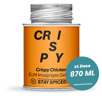 Crispy Chicken in der grossen XL-Dose (870ml) von STAY SPICED!