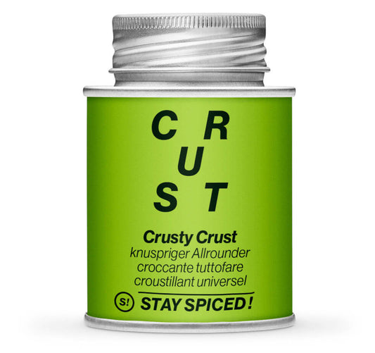 Crusty Crust Allrounder - Geschlossene hellgrüne Gewürzdose von STAY SPICED