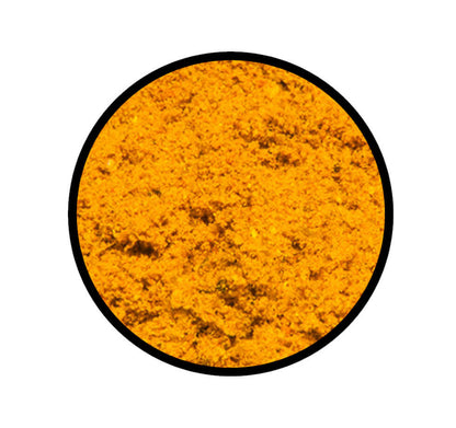 Curry Wurst Gewürzmischung mild - Detaillierte Nahaufnahme der Textur / Struktur