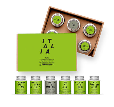 ITALIA | Gewürze Set | 6er Geschenkbox