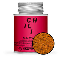 Jalapeno-Chili rot "Chipotled" gemahlen