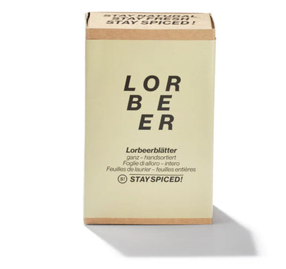 Lorbeerblätter ganz - Hellbraune Kartonbox von STAY SPICED! bei Chefkoch-Gewürze