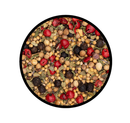 Mixed Pickles - Detaillierte Nahaufnahme der Textur
