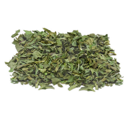 Nana Minze geschnitten 3-5mm als loses Gewürz - ideal für orientalischen Tee und Bulgur-Salate