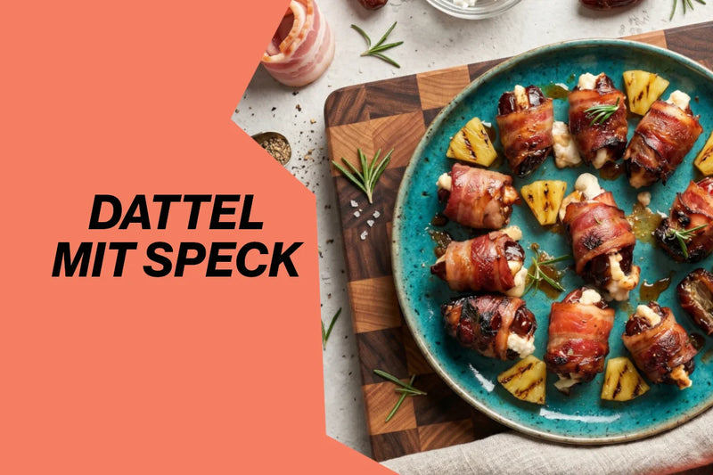 Rezept: Datteln im Speckmantel