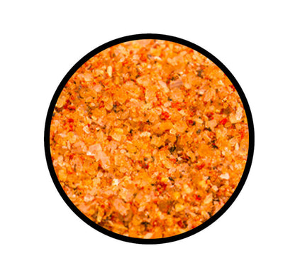 Rib Rub - Red Barbecue Rub - Detaillierte Nahaufnahme der Textur / Struktur
