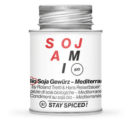 Roland Trettl Sojami Mediterran - Geschlossene weisse Gewürzdose von STAY SPICED!