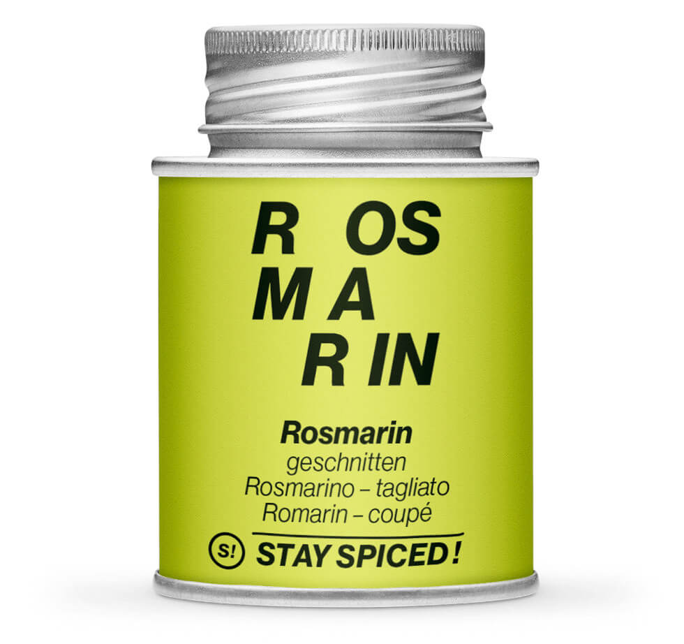 Rosmarin geschnitten - Geschlossene Hellgrün Gewürzdose von STAY SPICED
