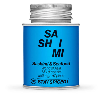 World of Asia - Sashimi & Seafood - Geschlossene blaue Gewürzdose von STAY SPICED!