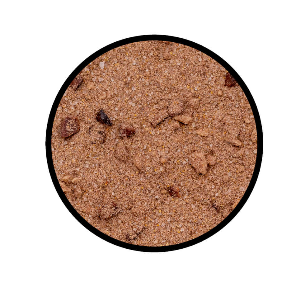 Schokumami Dessertgewürz - Detaillierte Nahaufnahme der Textur / Struktur