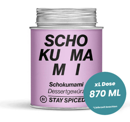 Schokumami Dessertgewürz in der grossen XL-Dose (870ml) von STAY SPICED!