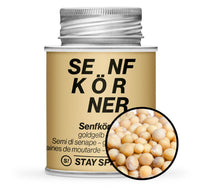 Senfkörner goldgelb ganz