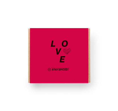 Love Gewürzbox Geschenkset für 3 oder 4 Gewürze von Chefkoch-Gewürze (geschlossene Ansicht)