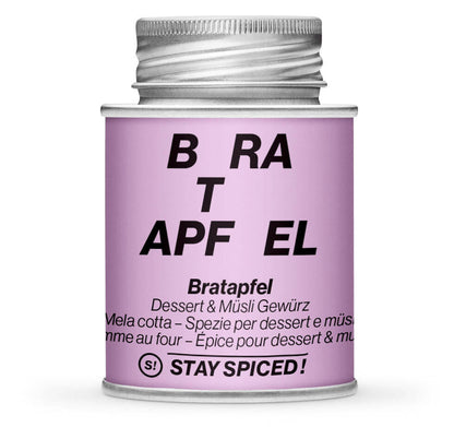 Sugar & Spice Bratapfel - Geschlossene pinke Gewürzdose von STAY SPICED