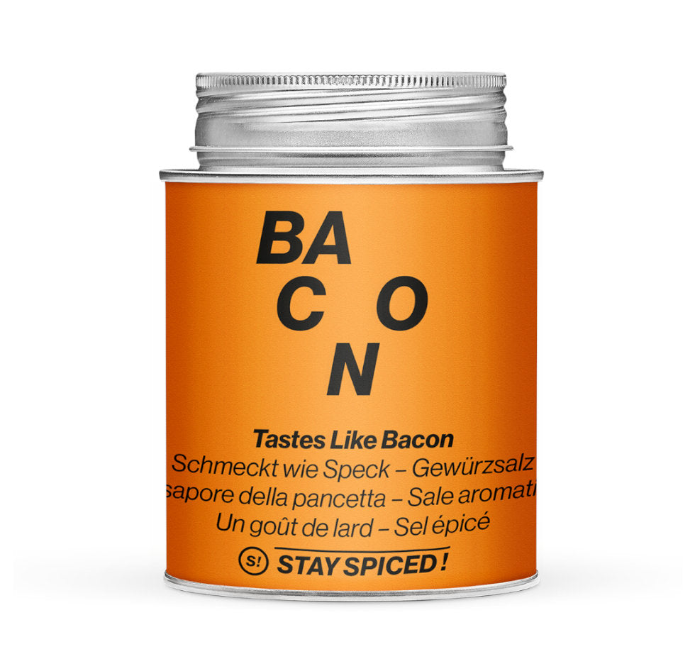 Tastes like Bacon Gewürz in der grossen XL-Dose (870ml) von STAY SPICED!