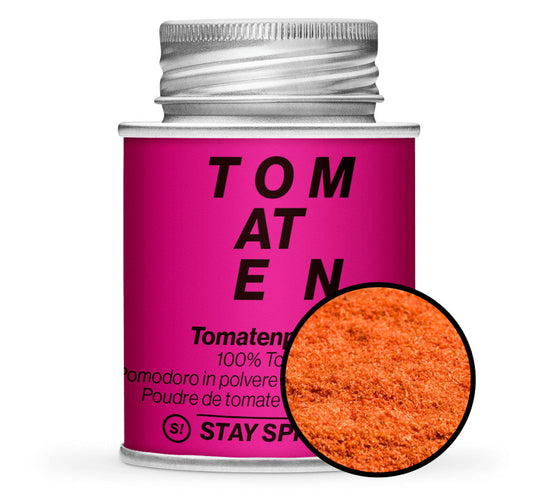 Tomatenpulver sprühgetrocknet - Rot Gewürzdose von STAY SPICED ! bei Chefkoch-Gewürze