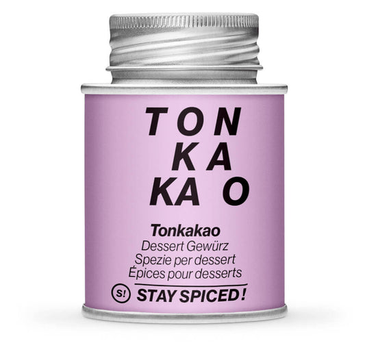 Tonkakao - Geschlossene pinke Gewürzdose von STAY SPICED