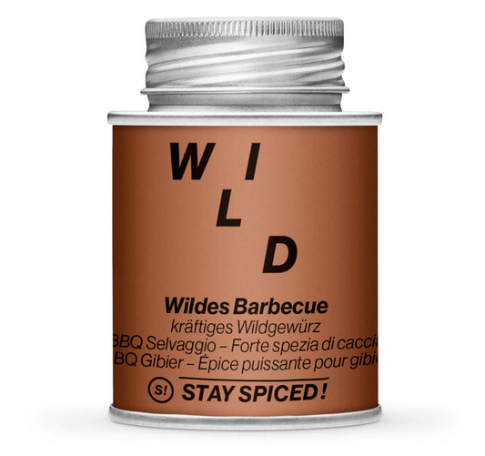 Wildes Barbecue - Geschlossene braune Gewürzdose von STAY SPICED